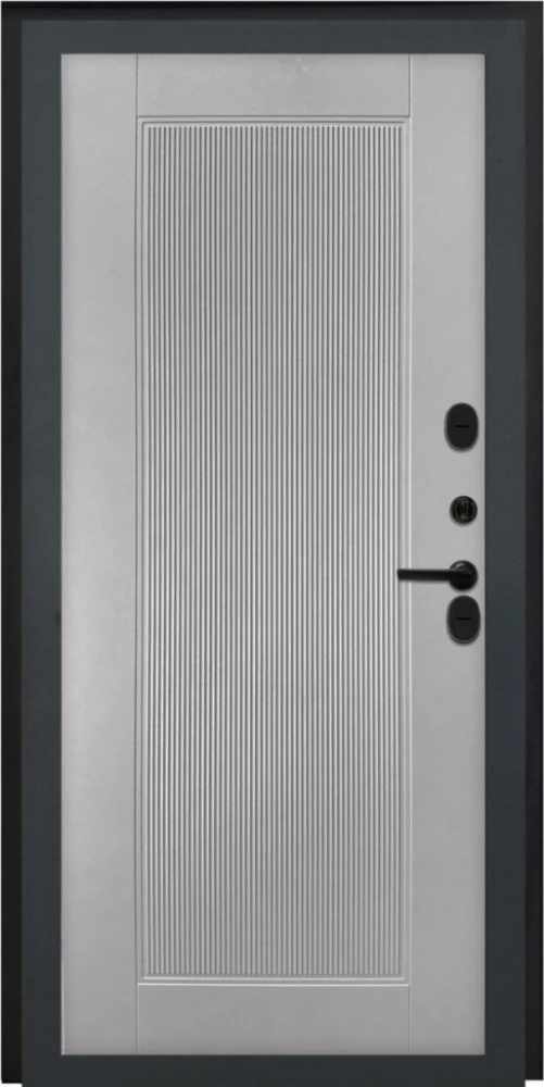 Входная дверь ДвериПРО Д-68 ПВХ 10мм Астрод Velutto Grigio DPRO204612 внутренняя сторона